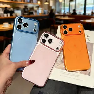 Case for iPhone 17 16 15 14 13 Pro Max Soft TPU Transparent Protective Non-Slip Cover