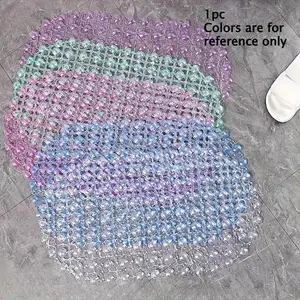 Circular shower mat, bathroom carpet, bathroom shower room bathtub bathing mat