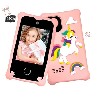 Children's Smartphone Toy, Birthday Gift Unicorn Children's Game Phone Suitable for 3-10 Year Old Girls, 2.8 Inch Touch Screen High Definition Dual Camera Phone, Kids Travel Toy & Preschool Learning Toy, Learning Machine