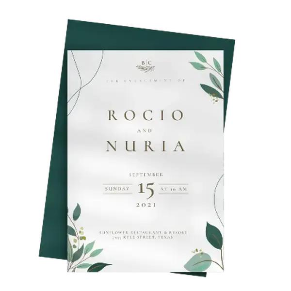 100 Announcement Cards