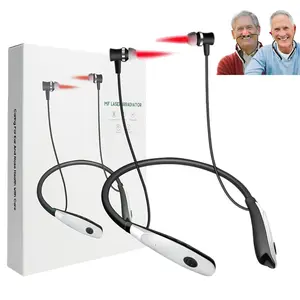 Red Light Therapy Device, 650nm Nose and Ear 2 in 1 Red LightTherapy for Ears Tinnitus, Portable Neck Hanging, Red Light TherapyTinnitus,Nasal Congestion,with Silicone Earmuffs and Nosemuffs