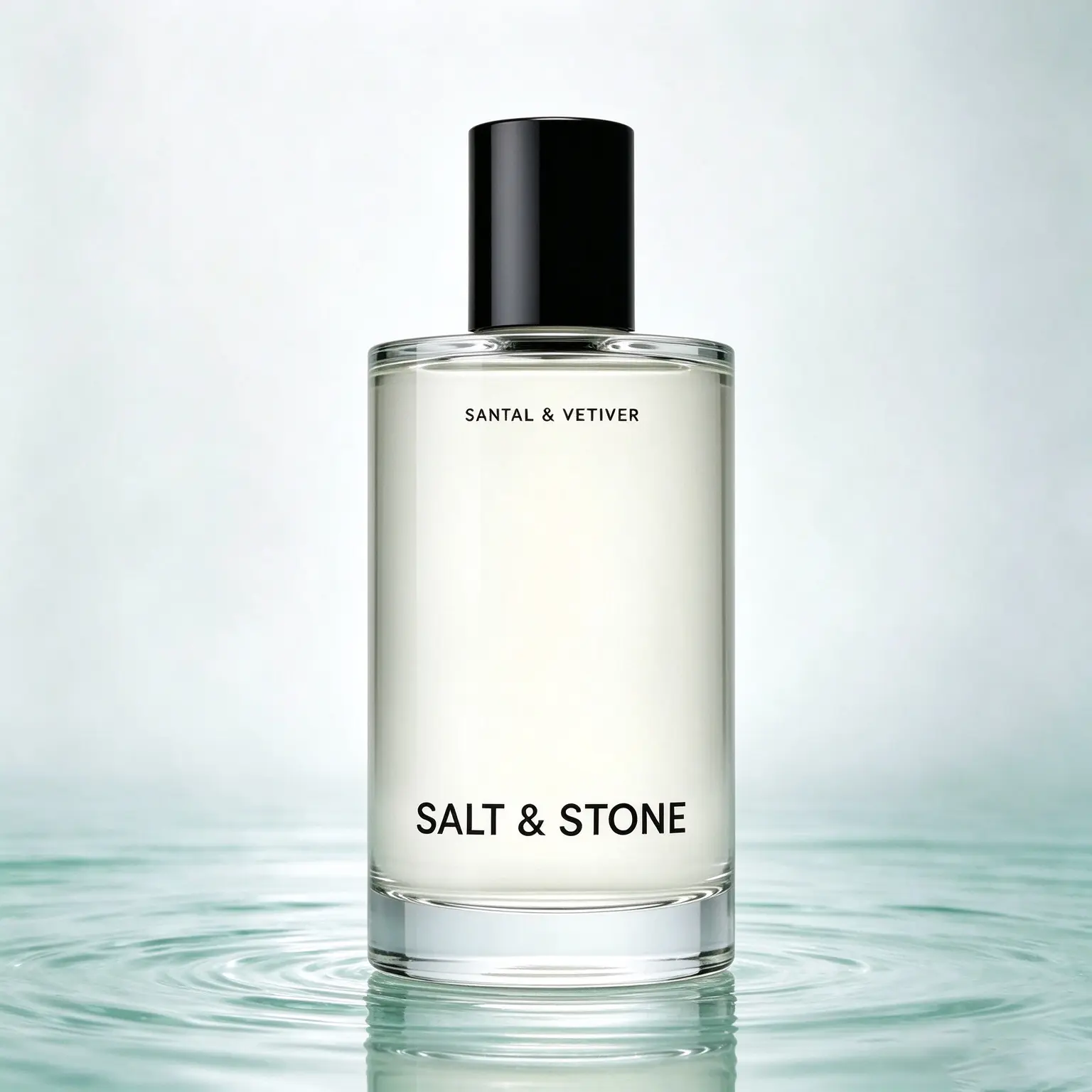 Unisex Santal & Vetiver Perfume, Long-Lasting Clean Woody Minimalist Cologne, Versatile Daily Wear Fragrance for Men & Women