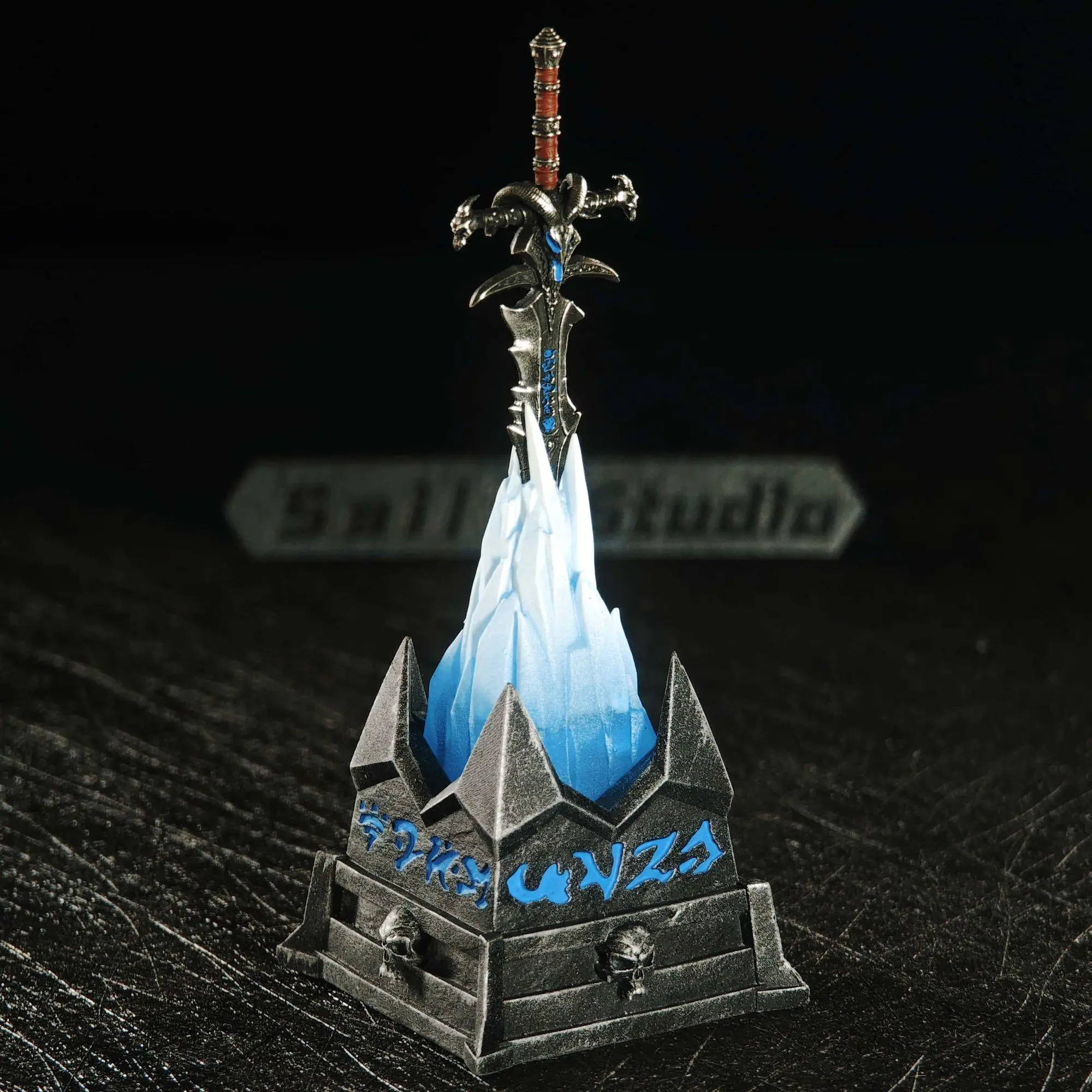 Dark Demon Cross Artisan Keycap 3D Resin Translucent Mechanical Keyboard Key Cap 1 Piece