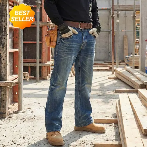 12 oz Relaxed Fit Boot Cut Retro FR Jeans