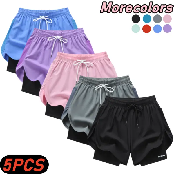 Black + Light Gray + Pink + Purple + Sky Blue