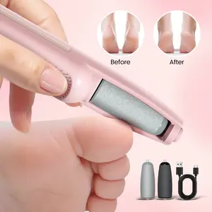 Vankoo Electric Foot Callus Remover - Portable Rechargeable Waterproof Pedicure Tool for Smooth Feet Compact Handy Nail Care