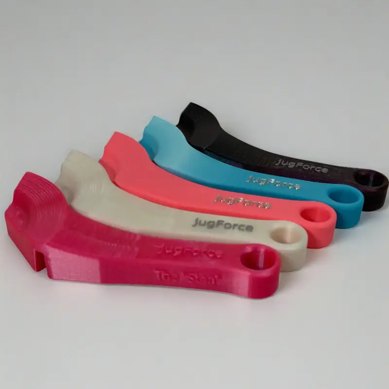jugForce The Stan Durable Plastic 3D-Printed Drink Cup Handle - Aesthetic Kitchenware Accessory with Rim Seat Design for Stuck Lids, Straw Compatibility, 5 Core Colors, Limited Edition Drops, Fits Large & Small Cup Sizes, Great for Limited Grip Strength