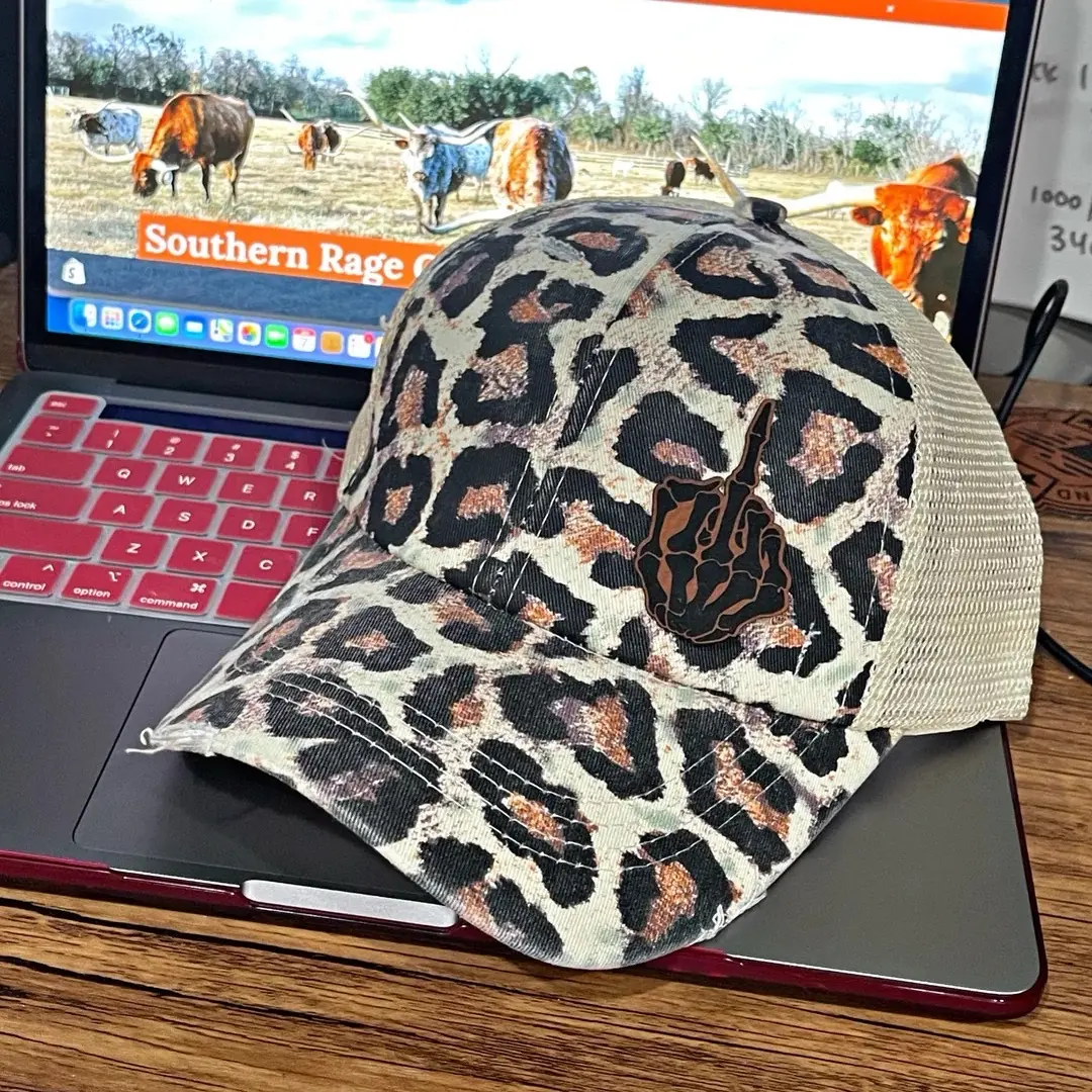 Skelly hand Ponytail Hat