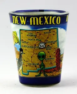 New Mexico State Collage Shot Glass rtp