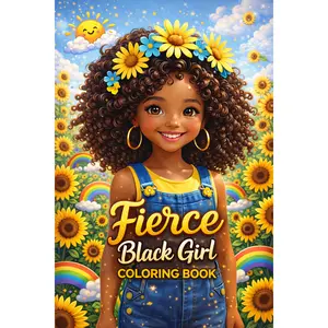 Fierce Black Girl: The Coloring Book for Little Black Girls Loving Their Natural Hair