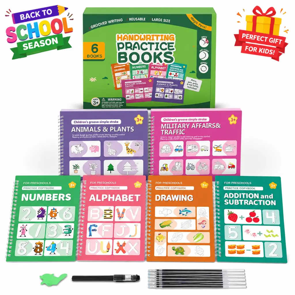 Creative Kids DIY Painting Kit | Reusable Groove Drawing Books with Magic Pen, Art & Craft Activity Set for Preschool Kids, Coloring Projects, Handmade Creativity Practice Toy, Drawing Skills Development Activity, Birthday & Back to School Gift Ages 3+