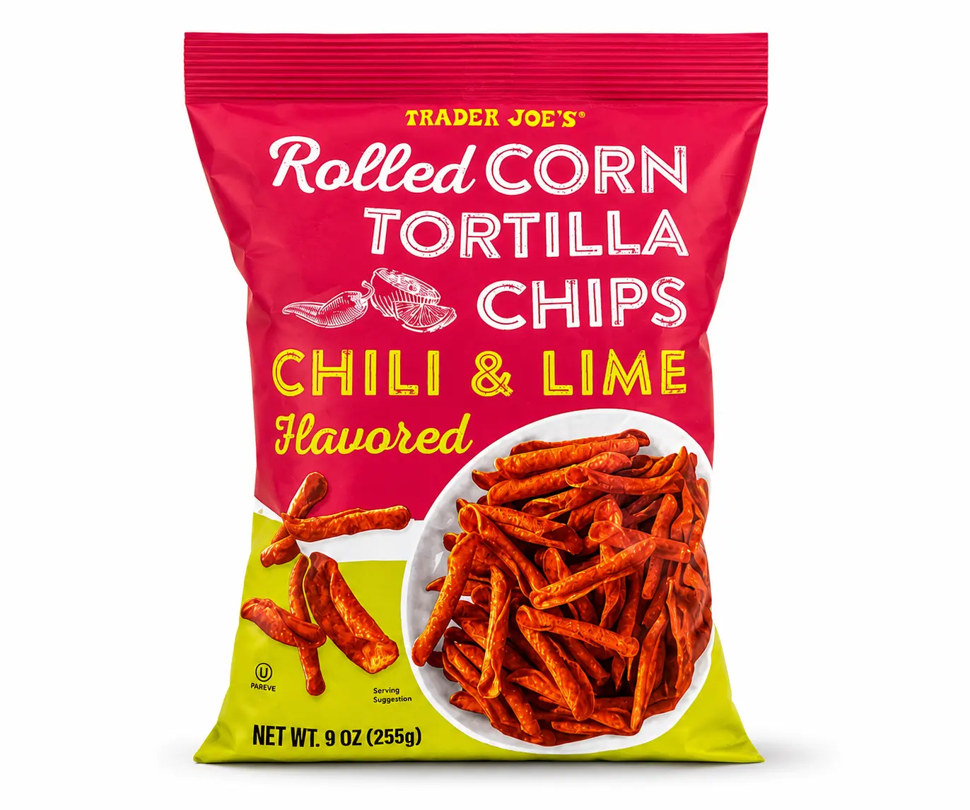 Trader Joe’s Chili Lime Rolled Corn Tortilla Chips Trader Joe’s Chili Lime Rolled Corn Tortilla Chips