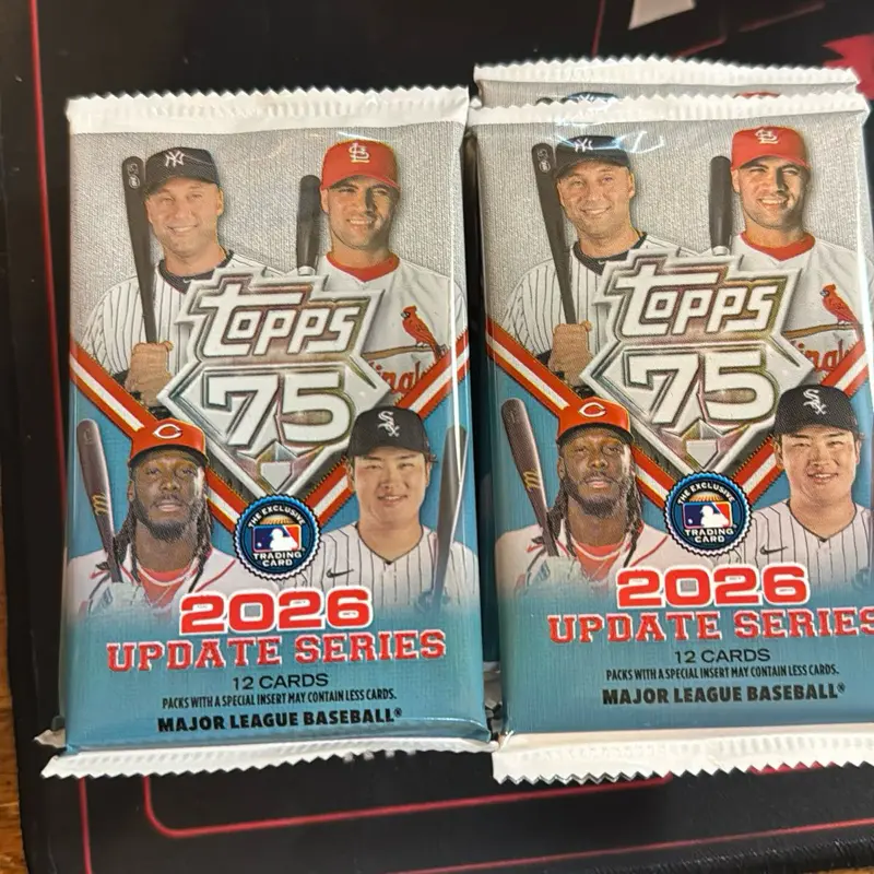 2026 Topps Update Series Baseball Value Box Pack – 12 Cards – Factory Sealed