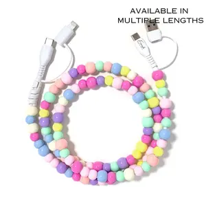 Beaded Phone Charger Multi-Star