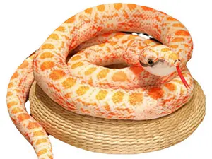 Plush Giant Python Toy Prank & Gag Prop Unique Home Decor Accent Ideal for Collectors Doubles as a Throw Pillow