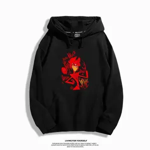 Hazbin  el Alastor Same Style Hoodies Men Women Casual Fleece Warm Unisex Loose Sweatshirt Pullover Female Male Clothing N26