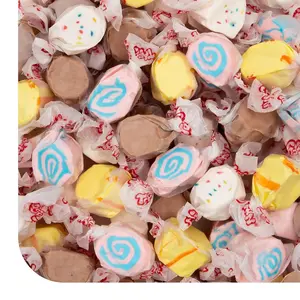 Salt Water Taffy - 1 Pound Bag - Saltwater Taffy - Salt Water Taffy Candy Individually Wrapped - Chewy Candy - Assorted Flavors - Old Fashioned Taffies