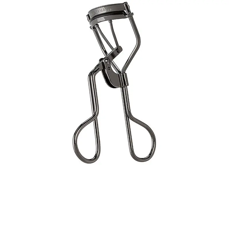 TWEEZERMAN ProMaster Silicone Eyelash Curler - Gunmetal Makeup Tool with 38-Degree Curve, Ergonomic Body Design to Curl Lashes