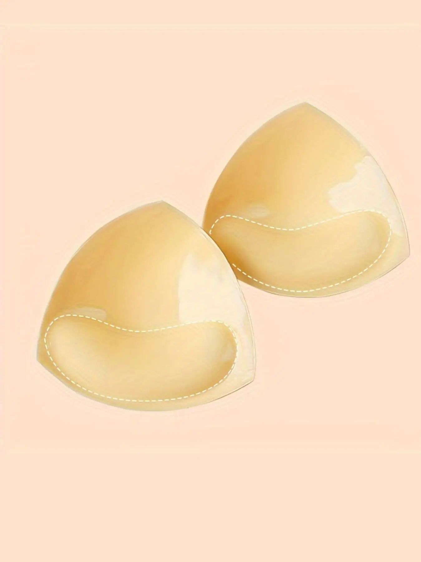 Women's Triangle Design Self Adhesive Bra Pad, 1 Pair Comfortable Breathable Push Up Bra Insert for Daily Wear, Lingerie Accessories for All Seasons,
