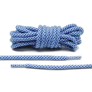 Blue/White Rope Laces