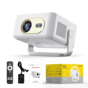 Magcubic HY300GT 400 ANSI Mini Smart Projector with Google Assistant，Wifi and Bluetooth, 2K Support, Auto Focus & Keystone, 180° Rotatable Portable Movie Proyector for Home Outdoor