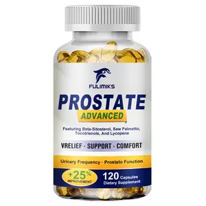 FULIMIKS Prostate Advanced Saw Palmetto Sitosterol Capsules - 120 Capsules for Men's Prostate Health & Urinary Care - with Pumpkin OIi Extract for Overall Well-being - Dietary Supplement