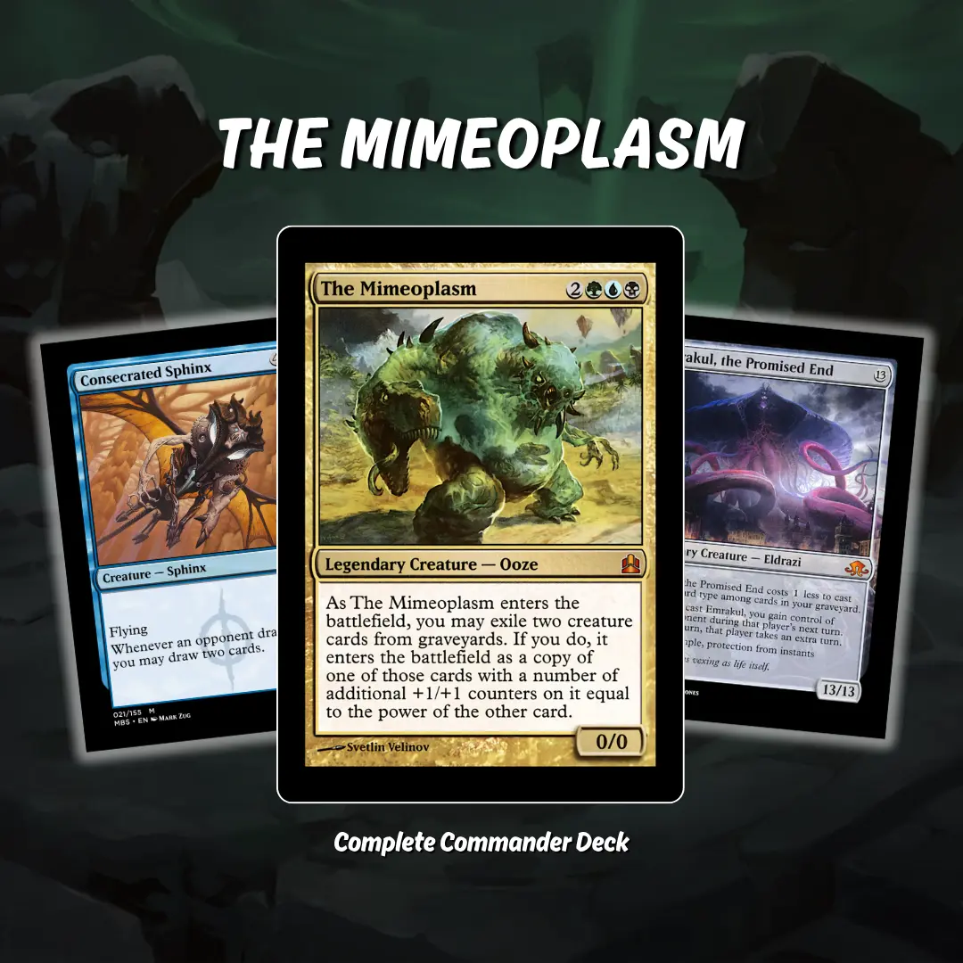 Proxy 100+ Card Commander Deck – The Mimeoplasm Optimized 4 | Graveyard Clone Strategy | Ready to Play EDH | Premium Custom Cards | Collector Gift