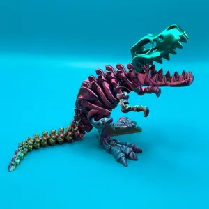 3D Printed TREX Toy, Fidget, Articulated desk decoration