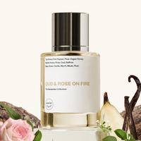 Oud & Rose on Fire