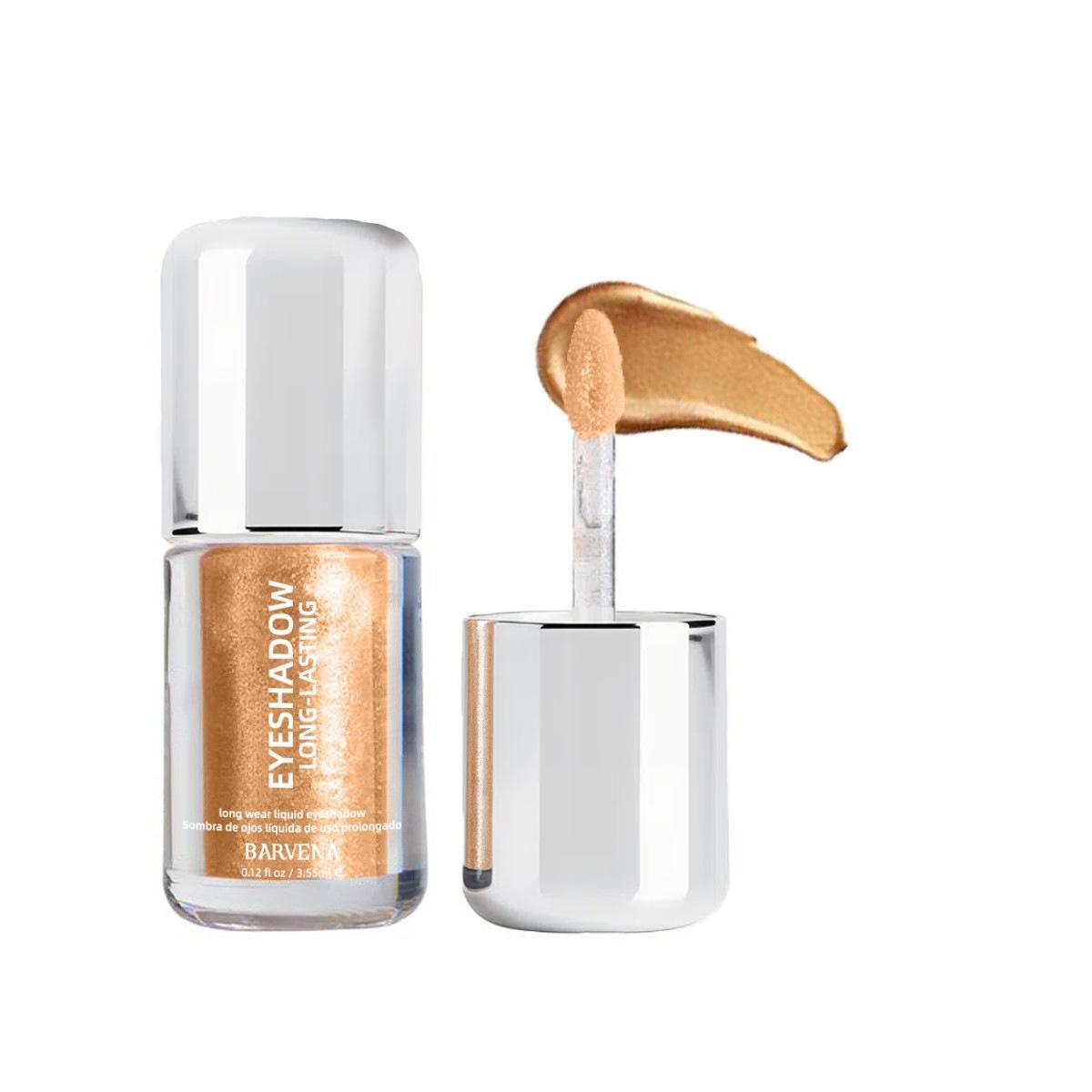 Eyeshadow BARVENA, a buildable, long-lasting, crease-proof liquid eyeshadow glitter shimmer