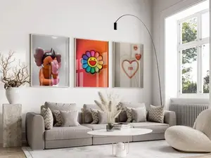Set of 3 HypeBeast Room Decor, Cool Wall Art Set, Wall Art Bundle, Trendy Wall Art, 3D Wall Deco