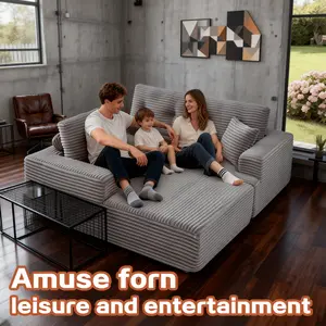 Foldable compressed sofa bed, small-sized dual-use lazy bed, light and easy to move, space-saving, high-density sponge, comfortable rebound, stable frame, strong load-bearing, simple and modern, simple installation and easy to take care of