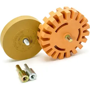 Car Decal Remover Wheel Set, for Removing Pinstripes, Stickers, Adhesive Vinyl Decals from Cars, Rvs, Boats and More