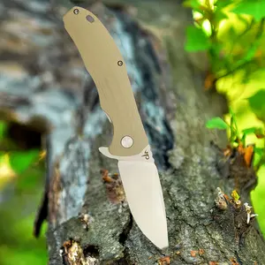 Folding Knife D2 Blade Micarta Handle with Pocket Clip EDC Tactical Knife EDC Multitool Knife (GREEN)-Best Folding Knives for EDC Camping Survival for Dad Husband - Father Day Chrismas Gifts