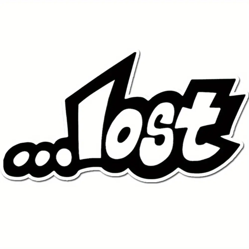 Lost Surfboard Pad Stickers Paint Stickers 5“