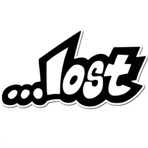 Lost Surfboard Pad Stickers Paint Stickers 5“