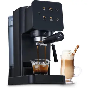 Espresso Machine with Touchscreen, 20 Bar Espresso Maker with Milk Frother and Steam Wand, Cold Brew Coffee Machine for , Latte Cappuccino Maker, 41oz Removable Water
