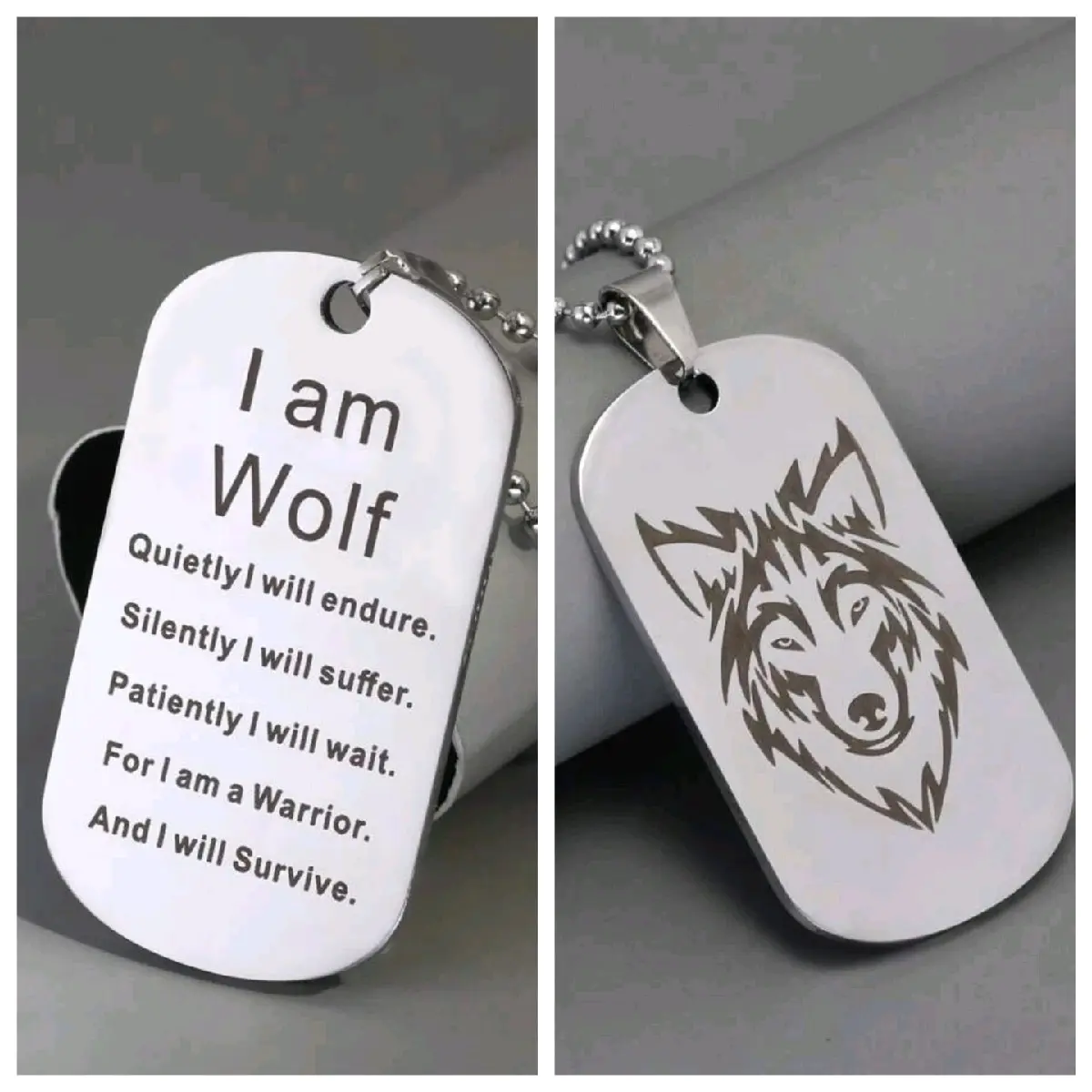 I'm wolf im warriors hot Necklace I'm wolf im warriors hot Necklace