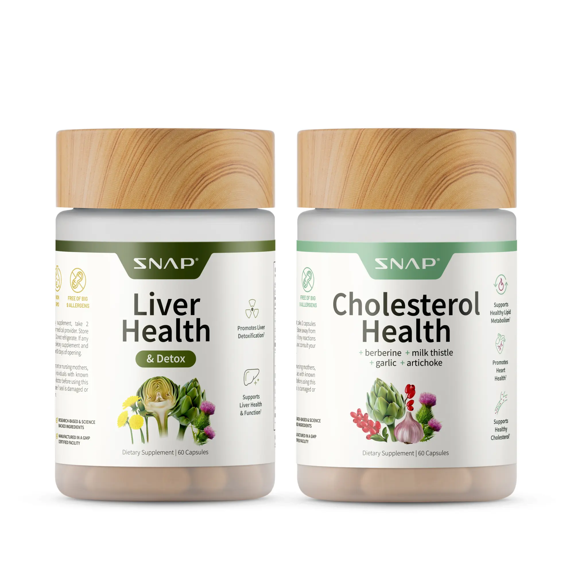 Snap Supplements - Cholesterol Health + Liver Health Snap Supplements - Cholesterol Health + Liver Health