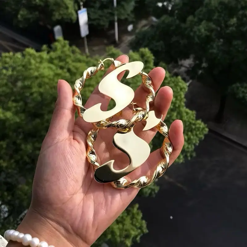 Custom hoop earrings (MADE TO ORDER)