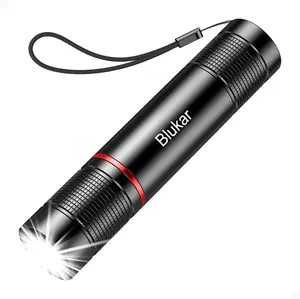 Flashlight Rechargeable,High Lumens Tactical Flashlight,Super Bright Small LED Flash Light-Zoomable,Adjustable Brightness,Long Lasting for Camping,Outdoors,Christmas Gifts Men&Women