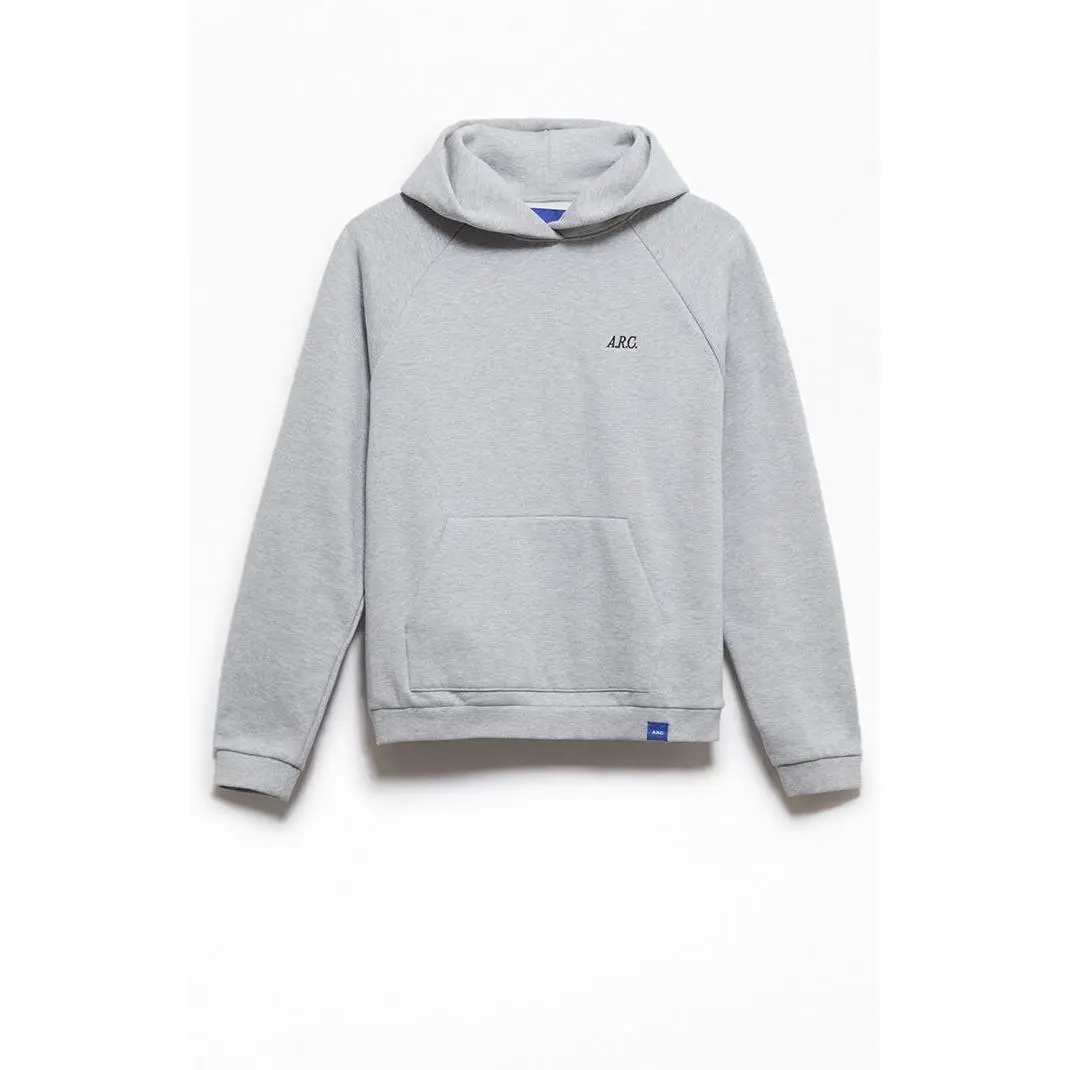 A.R.C. Men's Heather Grey Heavyweight Standard Pullover Hoodie