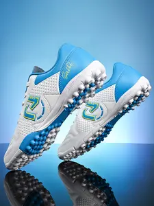 New Breathable Football Shoes Fg/ag Long Nails Wear-Resistant Anti-Slip Outdoor Indoor Sports Shoes Strong Grip Ankle Protection Multiple Colors Available