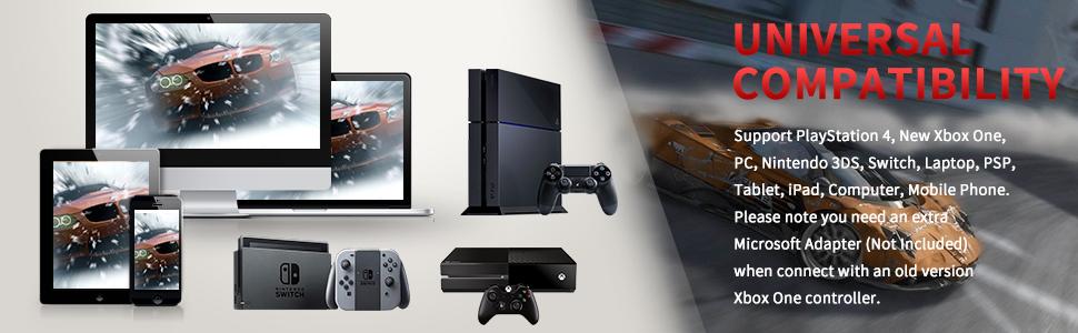 NUBWO U3 Xbox One PS4 Gaming Headset PC Mic Laptop Computer Stereo Headphones with Microphone for Playstation 4Xbox 1 Controller