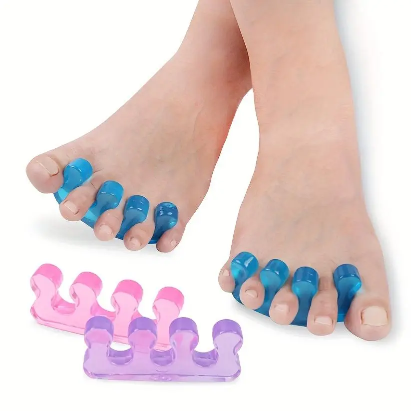 [Pedicure Toe Dividers for Spacing] Gel Toe Separators for Nail Polish - Pedicure Toe Dividers for Finger Tools - Perfect for Spacing Toenails and Enhancing Nail Polish Application - Nail Art Tools