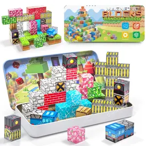 Sakura Magnetic Toy Set for Kids, Magnetic Building Set, Portable Magnet Learning Kit, Indoor Outdoor Game, Random Color, Ideal Birthday Halloween Gift