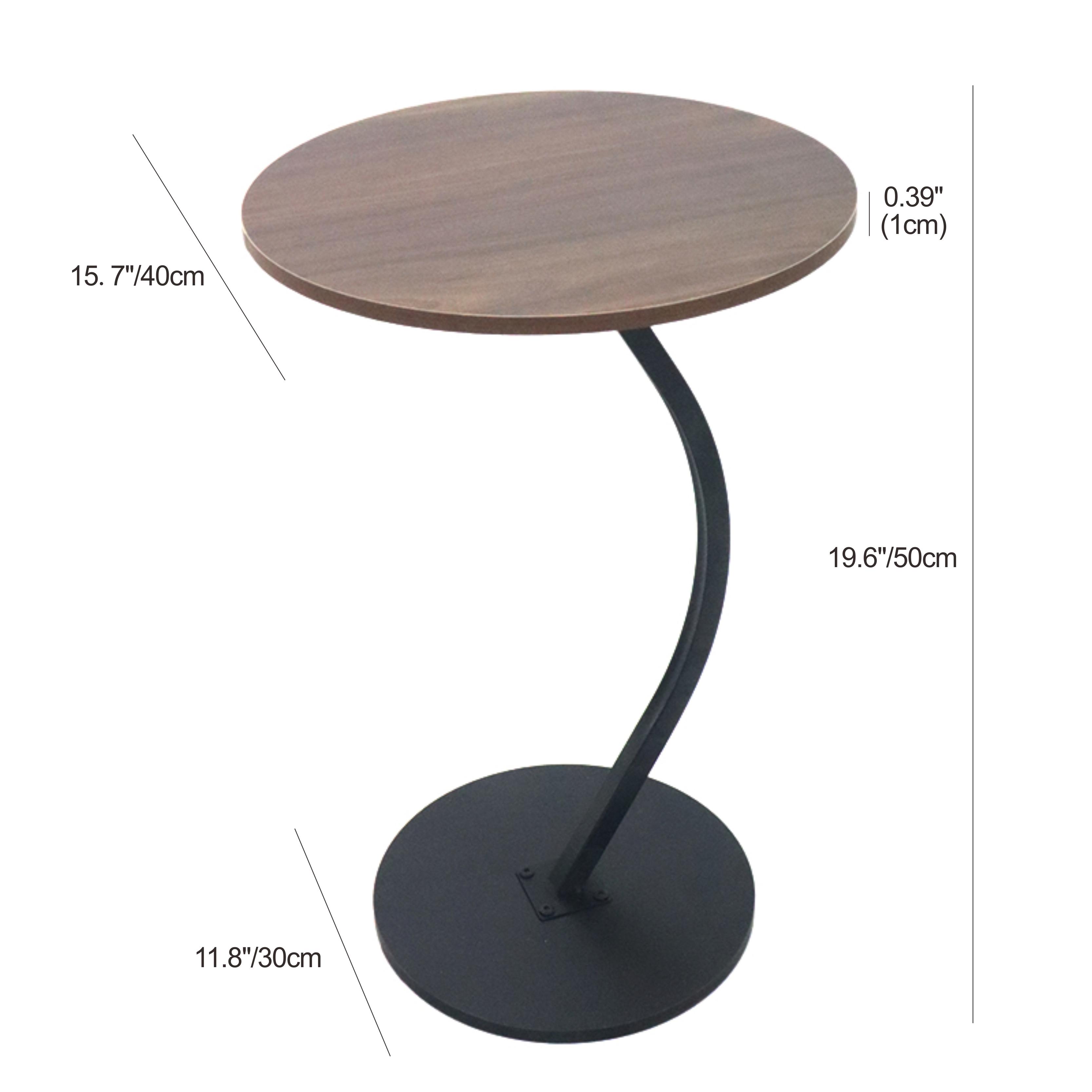 Multi-Color Round Accent Side Table, Modern Minimalist Design That Fits Any Home Aesthetic