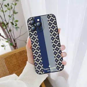 Man Kate Spade Flower Phone Case FOR IPhone 17 air 16 15 14 13 11 12 Pro 15 Plus 16 Pro MAX Samsung Galaxy S25 Ultra S24 S23 Black Covers