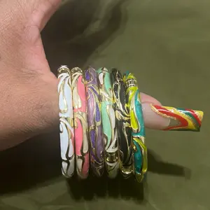 Vintage emerald gold fill waterproof Bracelet