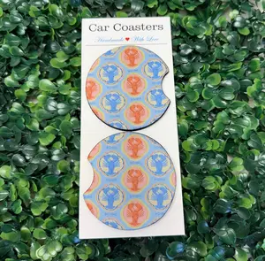 Lobsters car cup coasters